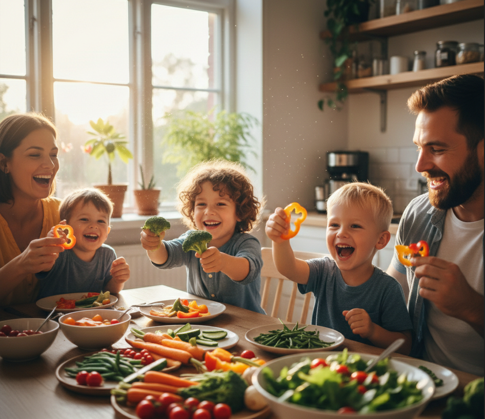 Jungen sitzen am Tisch Entwicklungsphasen