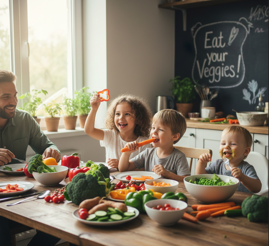 Kinder gesunde Ernährung Gemüse