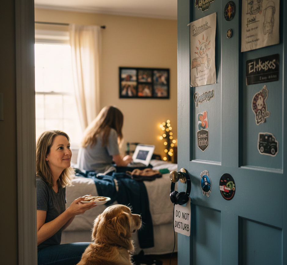 Tochter ist nur noch in ihrem Zimmer am Laptop