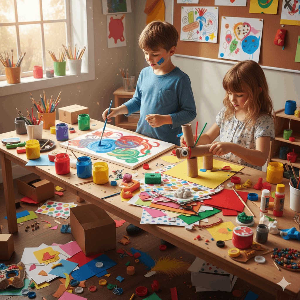 Malen & Bastelideen für Kinder (8 Jahre) – Kreative Ideen 2026