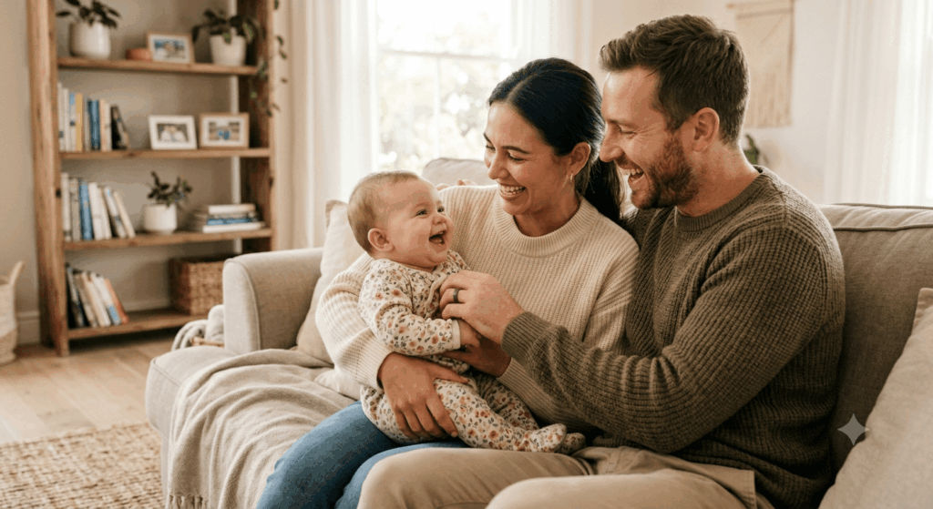 Glückliche Eltern, glückliches Baby Warum deine Selfcare kein Egoismus ist (2026)